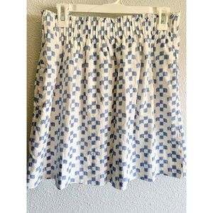 Madewell Women’s Blue Crosshatch Ikat Small